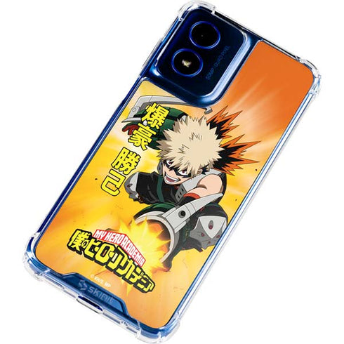 My Hero Academia Katsuki Bakugo Season 4 Moto G 5G (2024) Clear Case