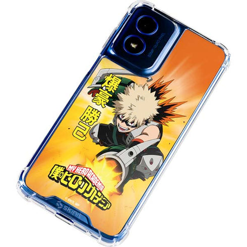 My Hero Academia Katsuki Bakugo Season 4 Moto G Play 4G (2024) Clear Case