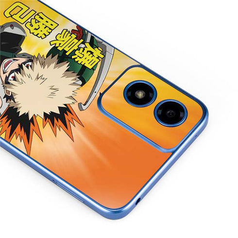 My Hero Academia Katsuki Bakugo Season 4 Moto G Play 4G (2024) Skin
