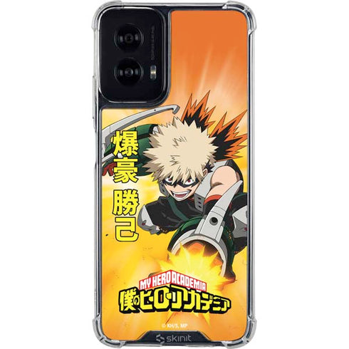 My Hero Academia Katsuki Bakugo Season 4 Moto G Power 5G (2024) Clear Case