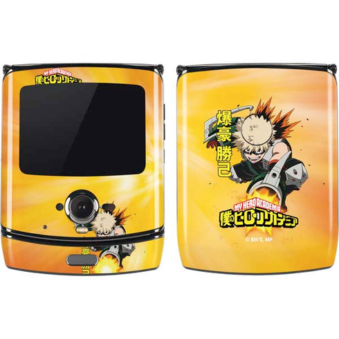 My Hero Academia Katsuki Bakugo Season 4 Motorola RAZR Skin