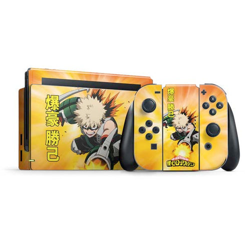My Hero Academia Katsuki Bakugo Season 4 Nintendo Switch Bundle Skin