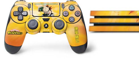 My Hero Academia Katsuki Bakugo Season 4 PS4 Pro Bundle Skin