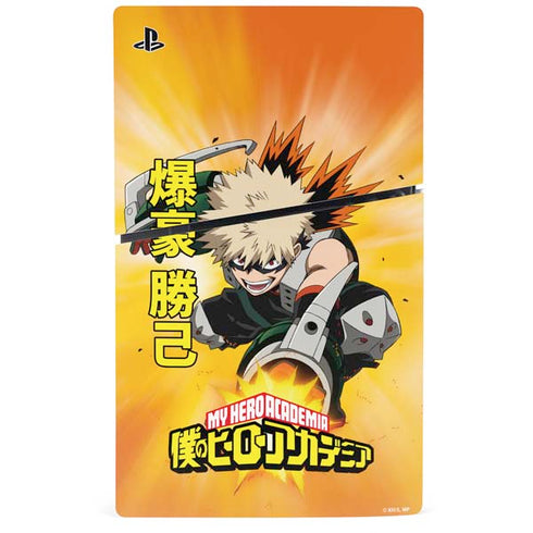 My Hero Academia Katsuki Bakugo Season 4 PS5 Slim Digital Edition Bundle Skin