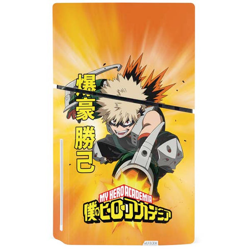 My Hero Academia Katsuki Bakugo Season 4 PS5 Slim Disk Bundle Skin