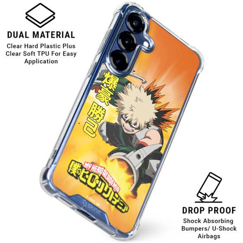 My Hero Academia Katsuki Bakugo Season 4 Galaxy S25 Plus Clear Case
