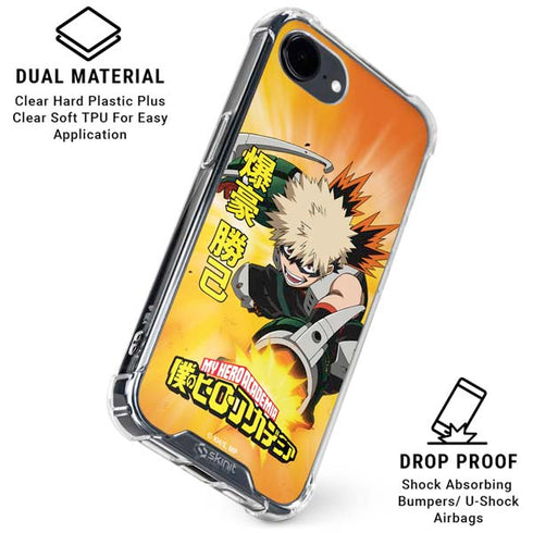My Hero Academia Katsuki Bakugo Season 4 iPhone 16e Clear Case