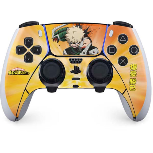My Hero Academia Katsuki Bakugo Season 4 PS5 DualSense Edge Pro Controller Skin