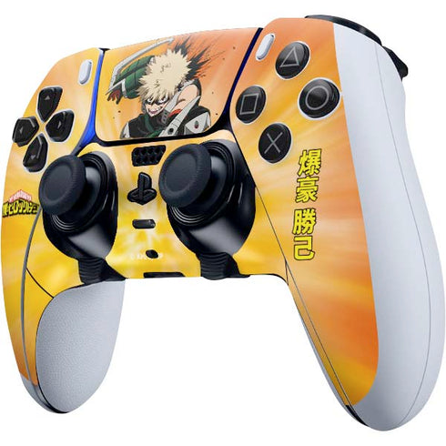 My Hero Academia Katsuki Bakugo Season 4 PS5 DualSense Edge Pro Controller Skin