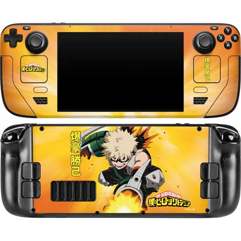 My Hero Academia Katsuki Bakugo Season 4 Steam Deck Handheld Gaming Computer OLED Skin