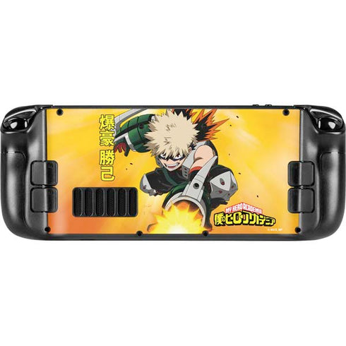 My Hero Academia Katsuki Bakugo Season 4 Steam Deck Handheld Gaming Computer OLED Skin