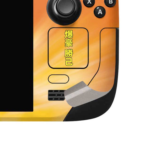 My Hero Academia Katsuki Bakugo Season 4 Steam Deck Handheld Gaming Computer OLED Skin