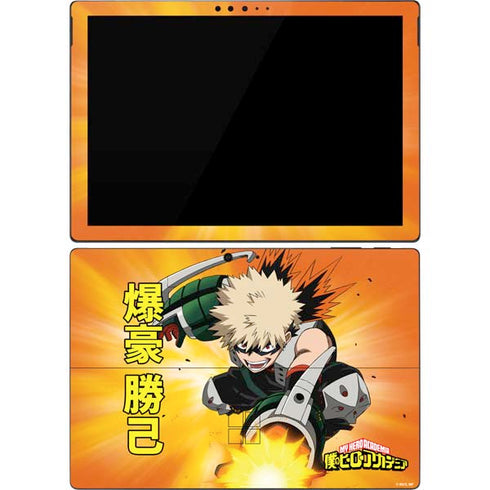 My Hero Academia Katsuki Bakugo Season 4 Surface Pro 7 Skin
