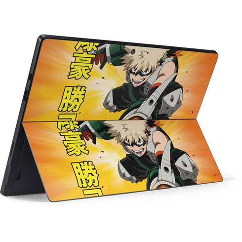 My Hero Academia Katsuki Bakugo Season 4 Surface Pro 7 Skin