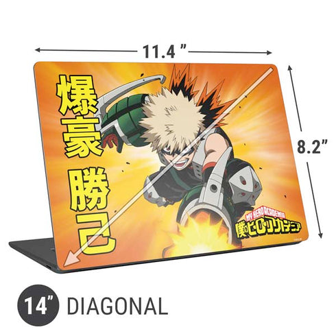 My Hero Academia Katsuki Bakugo Season 4 Universal Laptop 14in (11.4 x 8.2in) Skin