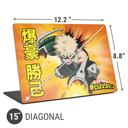 My Hero Academia Katsuki Bakugo Season 4 Universal Laptop 15in (12.2 x 8.8in) Skin