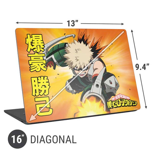 My Hero Academia Katsuki Bakugo Season 4 Universal Laptop 16in (13 x 9.4in) Skin