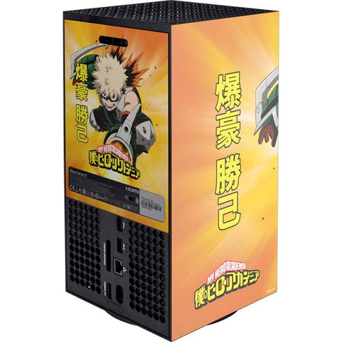 My Hero Academia Katsuki Bakugo Season 4 Xbox Series X Console Skin
