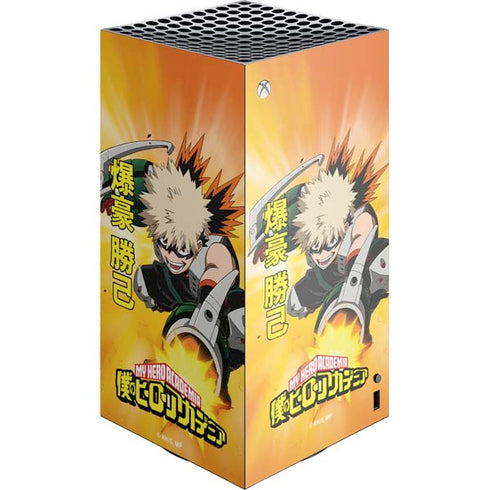 My Hero Academia Katsuki Bakugo Season 4 XBox Series X Digital Edition Console Skin