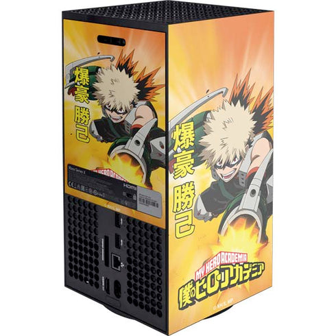 My Hero Academia Katsuki Bakugo Season 4 XBox Series X Digital Edition Console Skin
