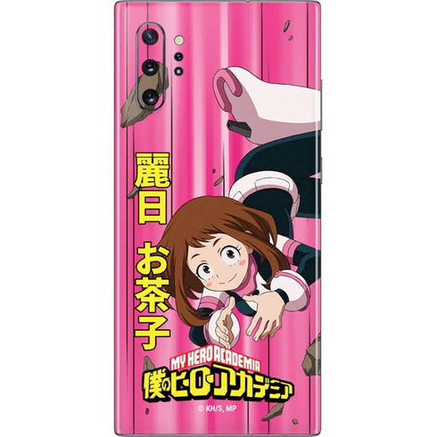 My Hero Academia Ochaco Uraraka Season 4 Galaxy Note 10 Plus Skin