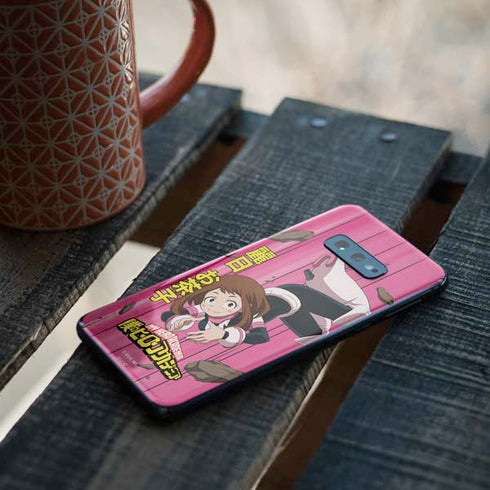 My Hero Academia Ochaco Uraraka Season 4 Galaxy S10e Skin