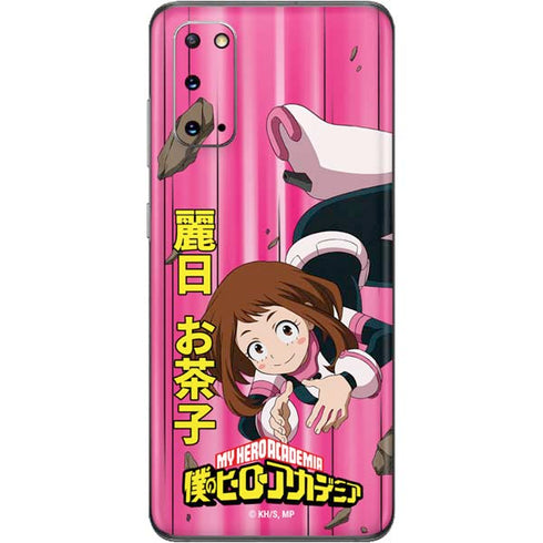 My Hero Academia Ochaco Uraraka Season 4 Galaxy S20 Skin