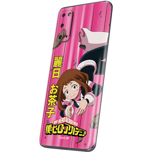 My Hero Academia Ochaco Uraraka Season 4 Galaxy S20 Skin
