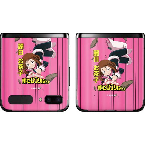 My Hero Academia Ochaco Uraraka Season 4 Galaxy Z Flip Skin