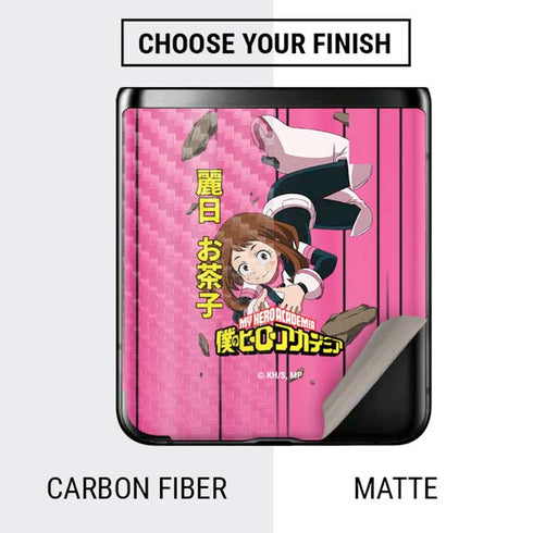 My Hero Academia Ochaco Uraraka Season 4 Galaxy Z Flip Skin