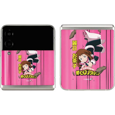 My Hero Academia Ochaco Uraraka Season 4 Galaxy Z Flip3 5G Skin