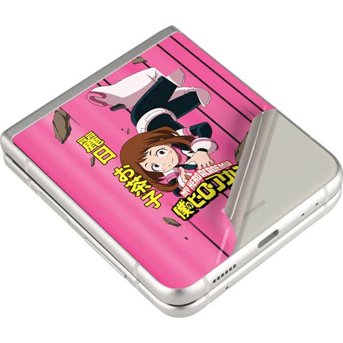 My Hero Academia Ochaco Uraraka Season 4 Galaxy Z Flip3 5G Skin