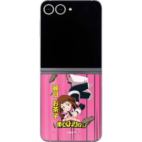 My Hero Academia Ochaco Uraraka Season 4 Galaxy Z Flip6 Skin