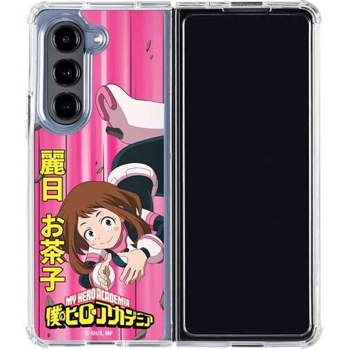 My Hero Academia Ochaco Uraraka Season 4 Galaxy Z Fold5 5G Clear Case