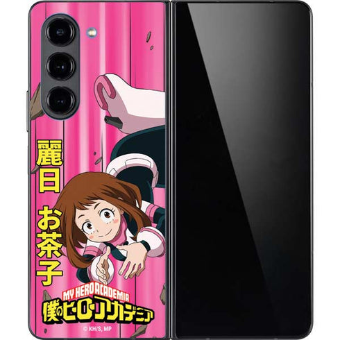 My Hero Academia Ochaco Uraraka Season 4 Galaxy Z Fold5 5G Skin