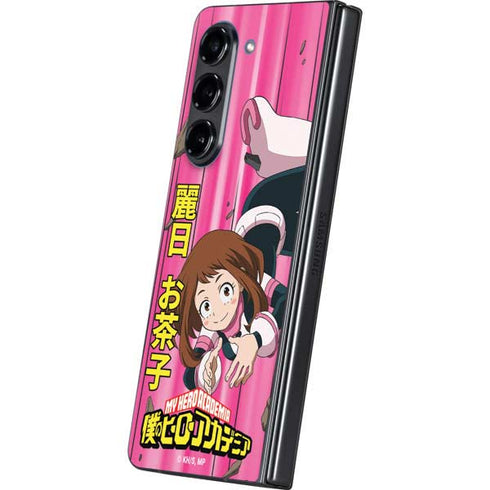 My Hero Academia Ochaco Uraraka Season 4 Galaxy Z Fold5 5G Skin