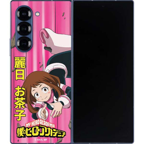 My Hero Academia Ochaco Uraraka Season 4 Galaxy Z Fold6 Skin