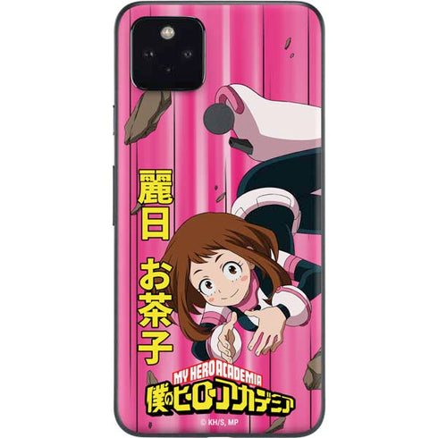 My Hero Academia Ochaco Uraraka Season 4 Google Pixel 4a 5G Skin