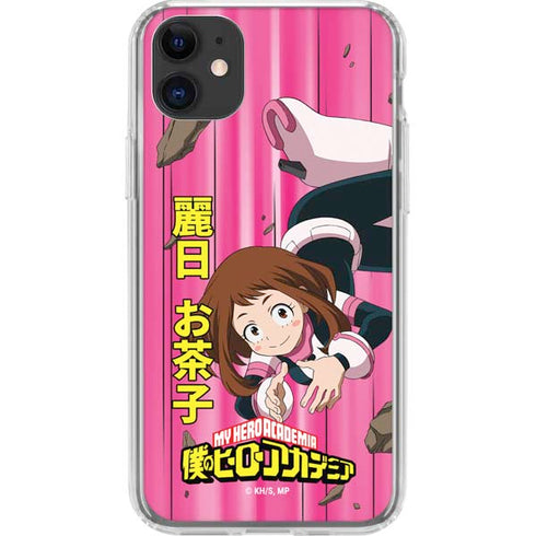 My Hero Academia Ochaco Uraraka Season 4 iPhone 11 Clear Case