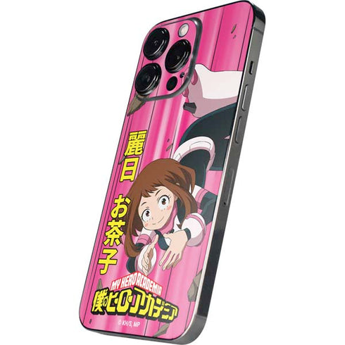 My Hero Academia Ochaco Uraraka Season 4 iPhone 13 Pro Skin