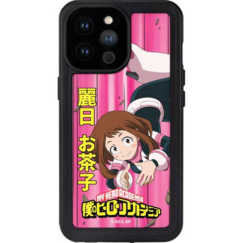 My Hero Academia Ochaco Uraraka Season 4 iPhone 14 Pro Max Waterproof Case