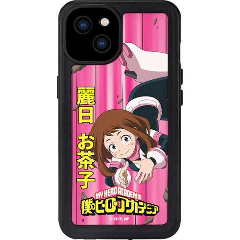 My Hero Academia Ochaco Uraraka Season 4 iPhone 15 Plus Waterproof Case