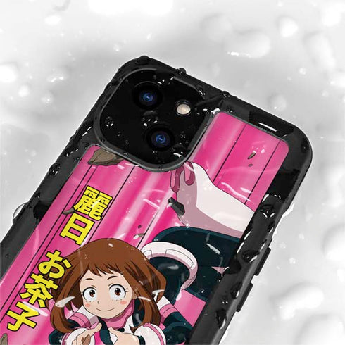 My Hero Academia Ochaco Uraraka Season 4 iPhone 15 Plus Waterproof Case
