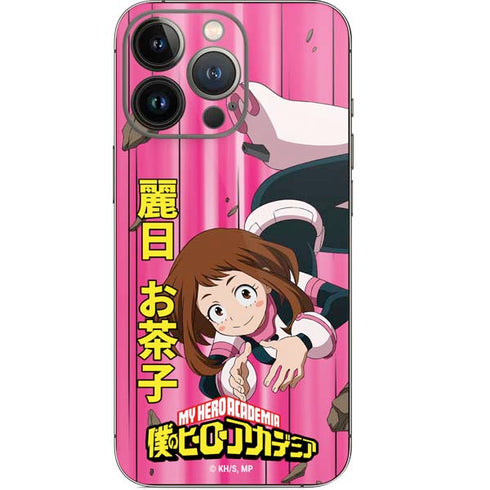 My Hero Academia Ochaco Uraraka Season 4 iPhone 15 Pro Skin