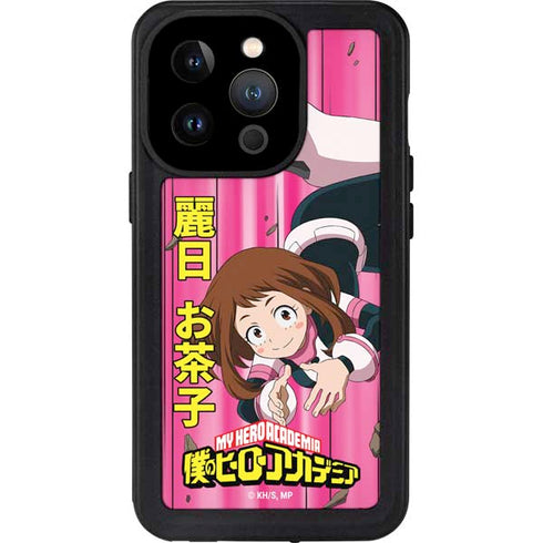 My Hero Academia Ochaco Uraraka Season 4 iPhone 15 Pro Waterproof Case