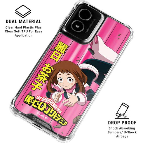 My Hero Academia Ochaco Uraraka Season 4 Moto G Power 5G (2024) Clear Case
