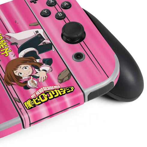 My Hero Academia Ochaco Uraraka Season 4 Nintendo Switch OLED (2021) Skin