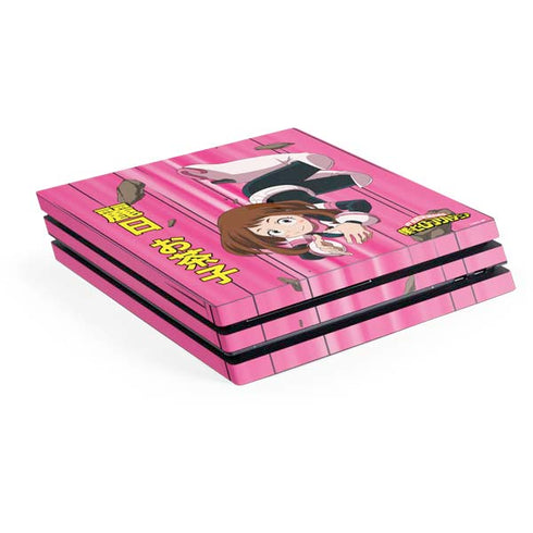 My Hero Academia Ochaco Uraraka Season 4 PS4 Pro Console Skin