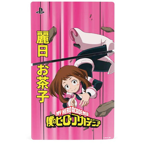 My Hero Academia Ochaco Uraraka Season 4 PS5 Slim Disk Bundle Skin