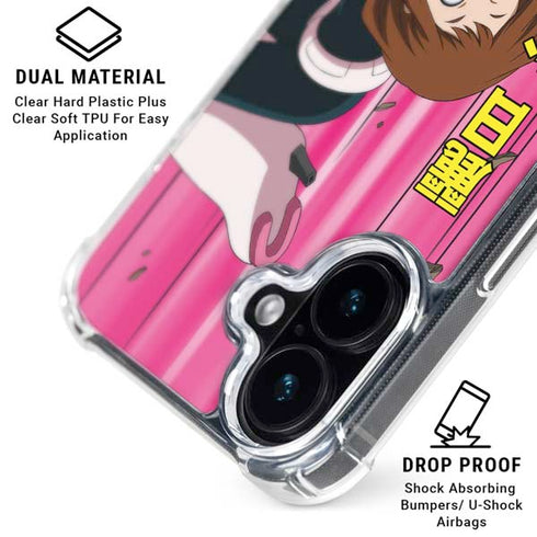 My Hero Academia Ochaco Uraraka Season 4 iPhone 16 Plus Clear Case